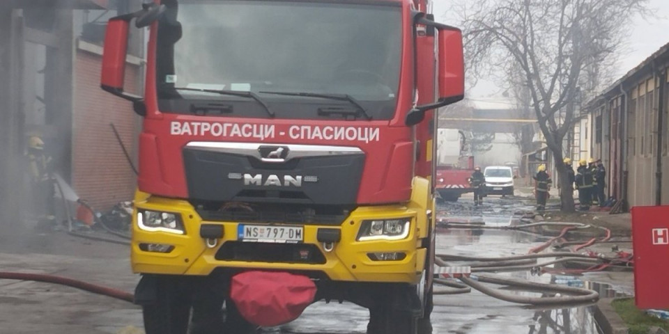 Požar u Zemunu! Vatrena stihija guta stan