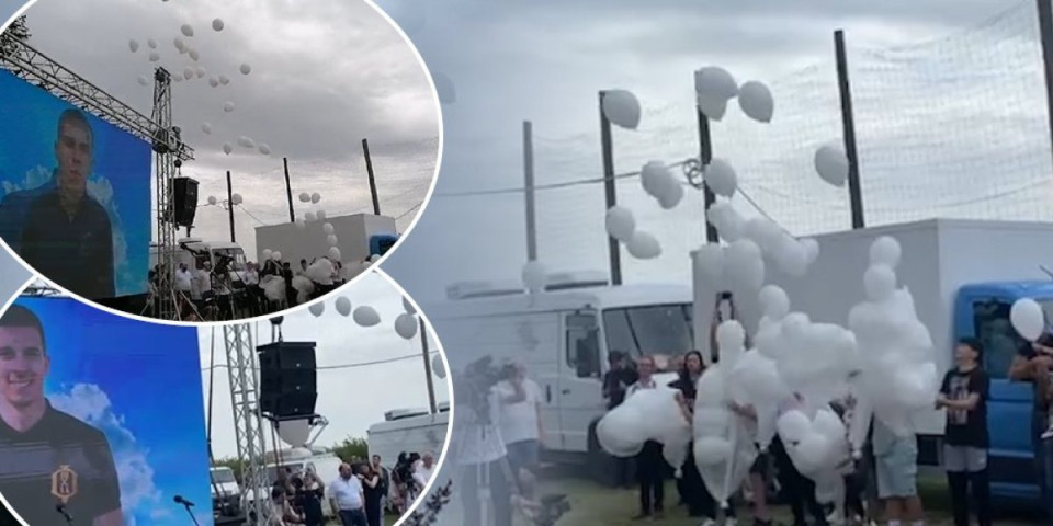 Njihov započeti život, presečen je nečijom stranputicom! Pušteni beli baloni u znak sećanja na stradale anđele: Potresne scene na godišnjici masakra (VIDEO)