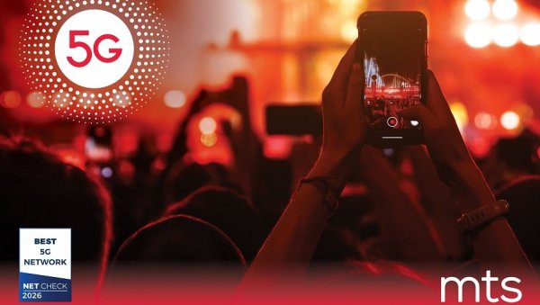 NET CHECK потврдио: мтс 5Г мрежа најбоља у Србији